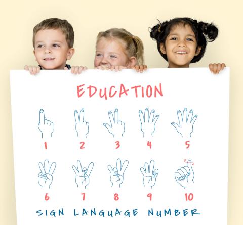 Kids sign language